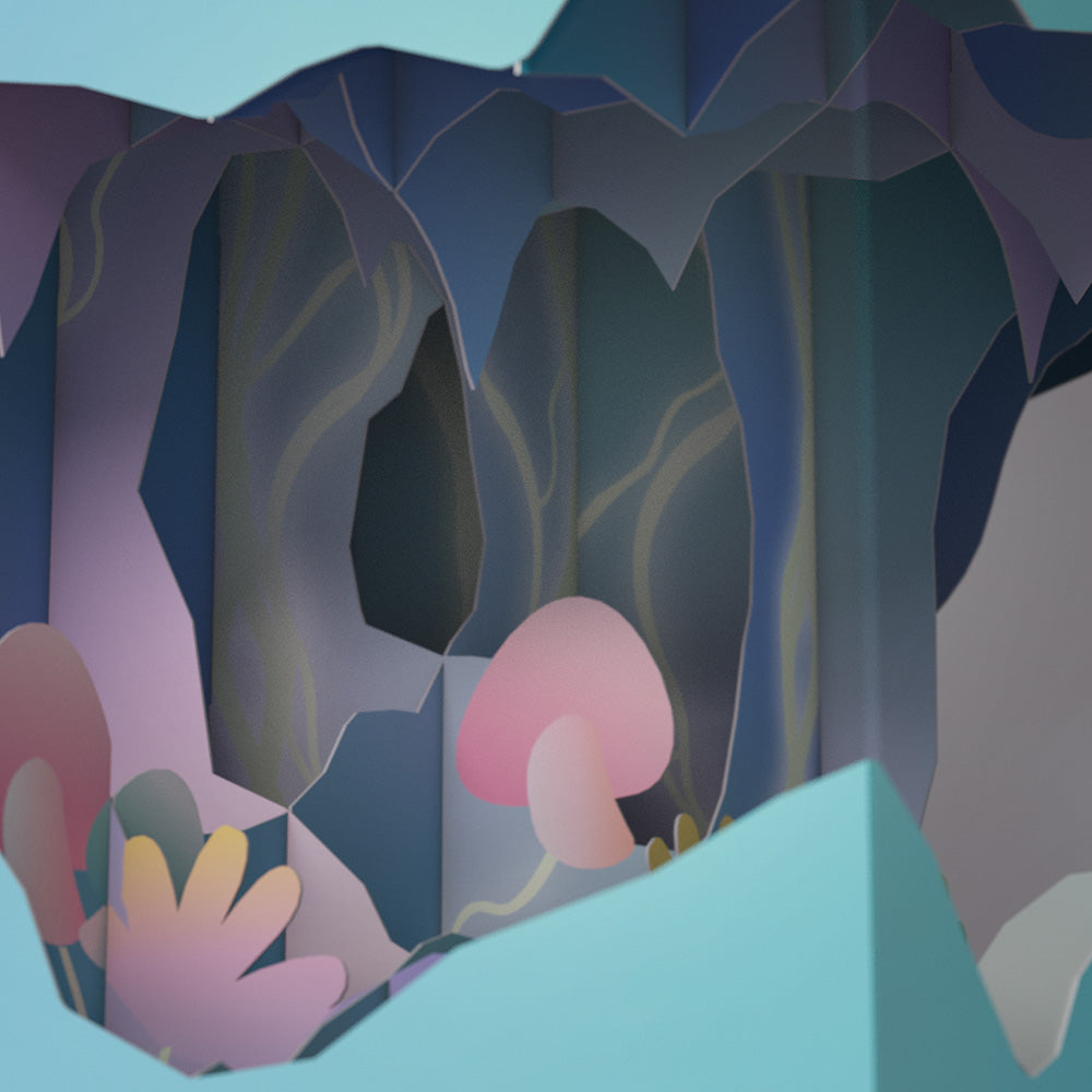 Hummingbird Unboxed Pop-Up Paper Sculpture