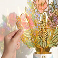 Gilded Gold Garden Glow Suncatcher Bouquet