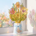 Gilded Gold Garden Glow Suncatcher Bouquet