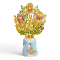 Gilded Gold Garden Glow Suncatcher Bouquet
