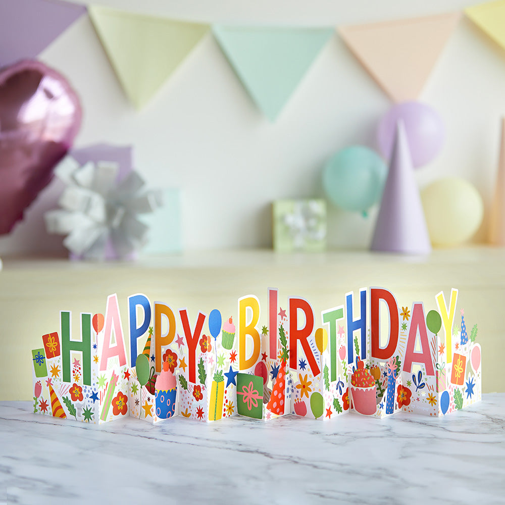 Happy Birthday Loooooong Card™ (Expands to 2 feet)