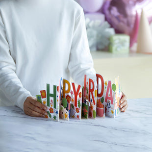 Happy Birthday Loooooong Card™ (Expands to 2 feet)