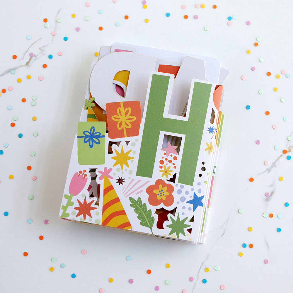 Happy Birthday Loooooong Card™ (Expands to 2 feet)