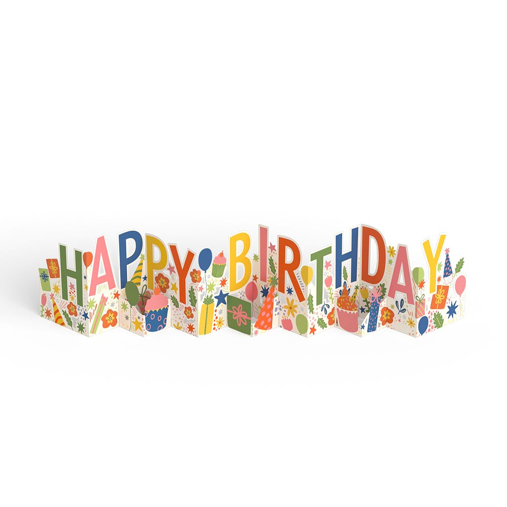 Happy Birthday Loooooong Card™ (Expands to 2 feet)
