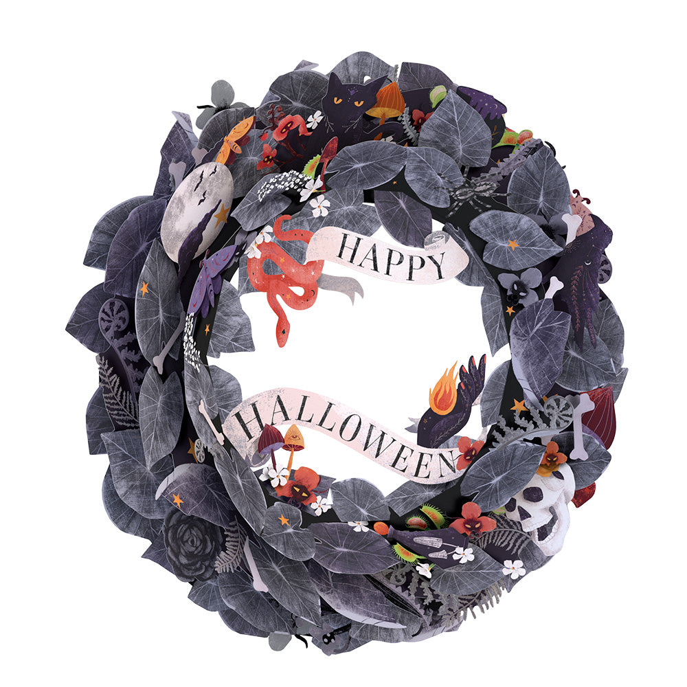 Enchantingly Eerie Halloween Wreath