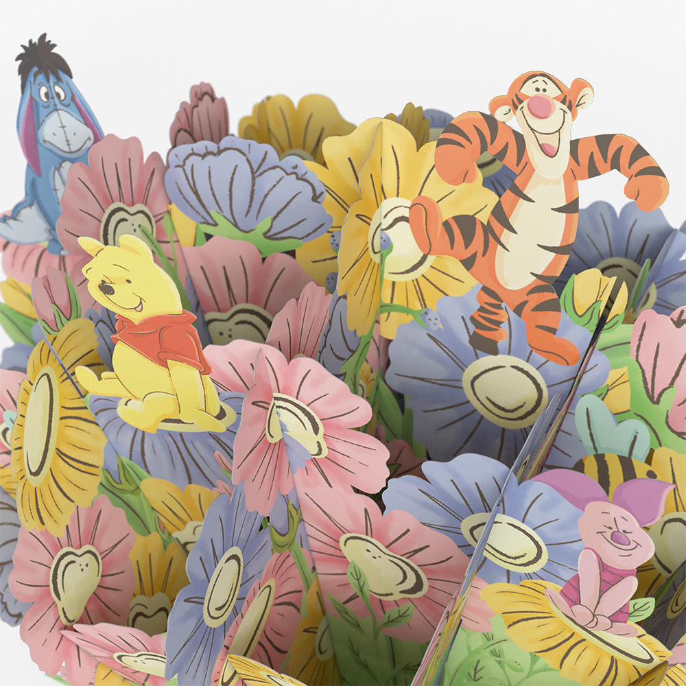 Disney's Winnie the Pooh Special As Can Bee Mom Pop-Up Card & Bouquet Bundle