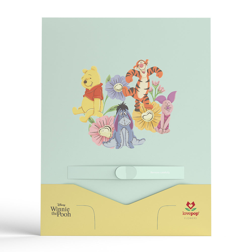 Disney's Winnie the Pooh Special As Can Bee Mom Pop-Up Card & Bouquet Bundle