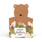 I Love You Beary Much Mother's Day Tri-Fold Card