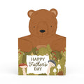 Happy Father's Day Bear Tri-Fold Card