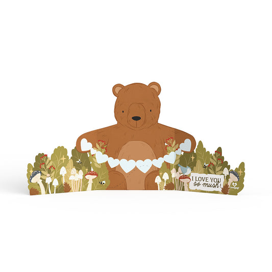 Happy Father's Day Bear Tri-Fold Card