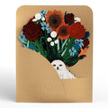 Harry Potter™ Sending Magic Hogwarts™ Suncatcher Card & Flower Buds Bouquet Bundle