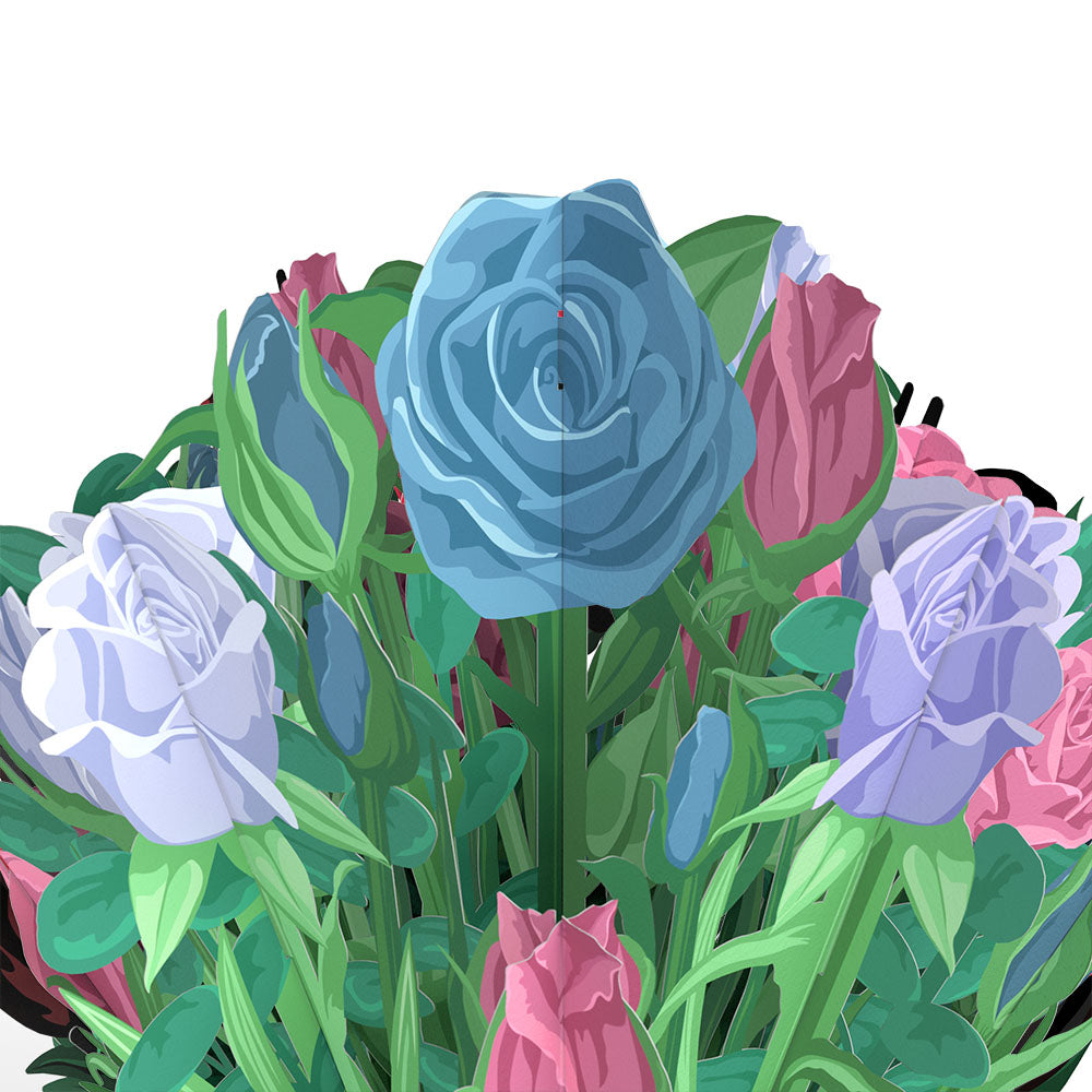 Star Wars™ The Mandalorian Grogu™ This Is the Way Pop-Up Card & Flower Buds Bouquet Bundle