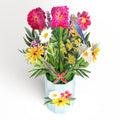 For Mom with Love Pop-Up Card & Bouquet Bundle