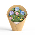 Mother's Day Hydrangeas Pop-Up Card & Bouquet Bundle