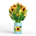 Daisy Greetings Plushpop Card and Bouquet Bundle