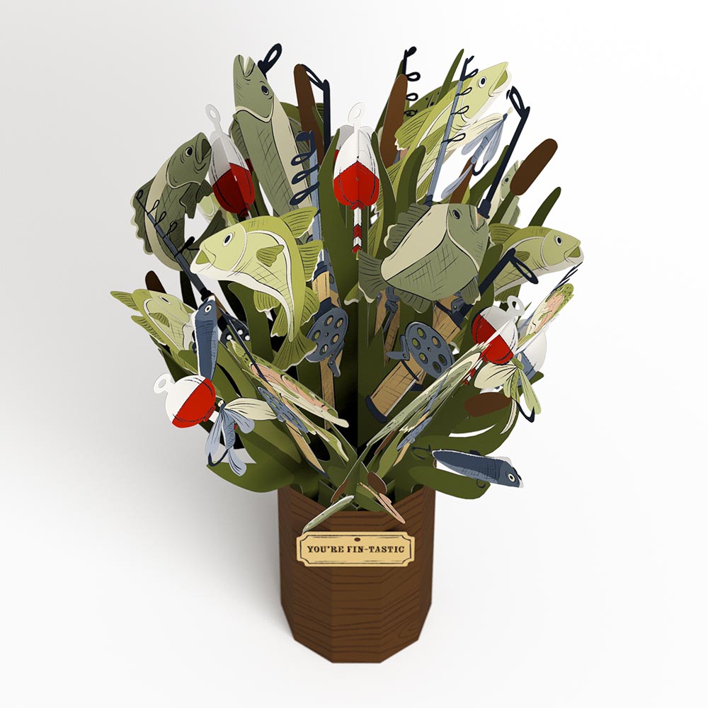 bouquet of fishing poles Bespoke Rod's and are the perfect gifts for small moments Fishing Gift Bouquet - Unique