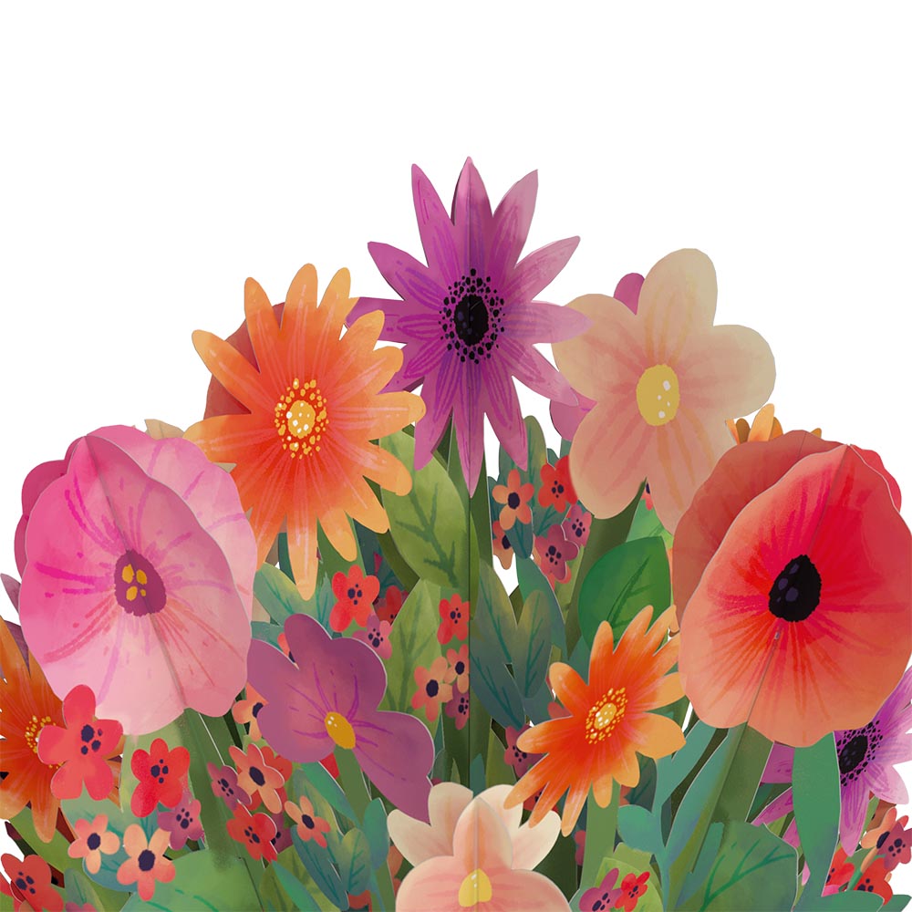 Get Well Soon Pop-Up Card & Bouquet Bundle