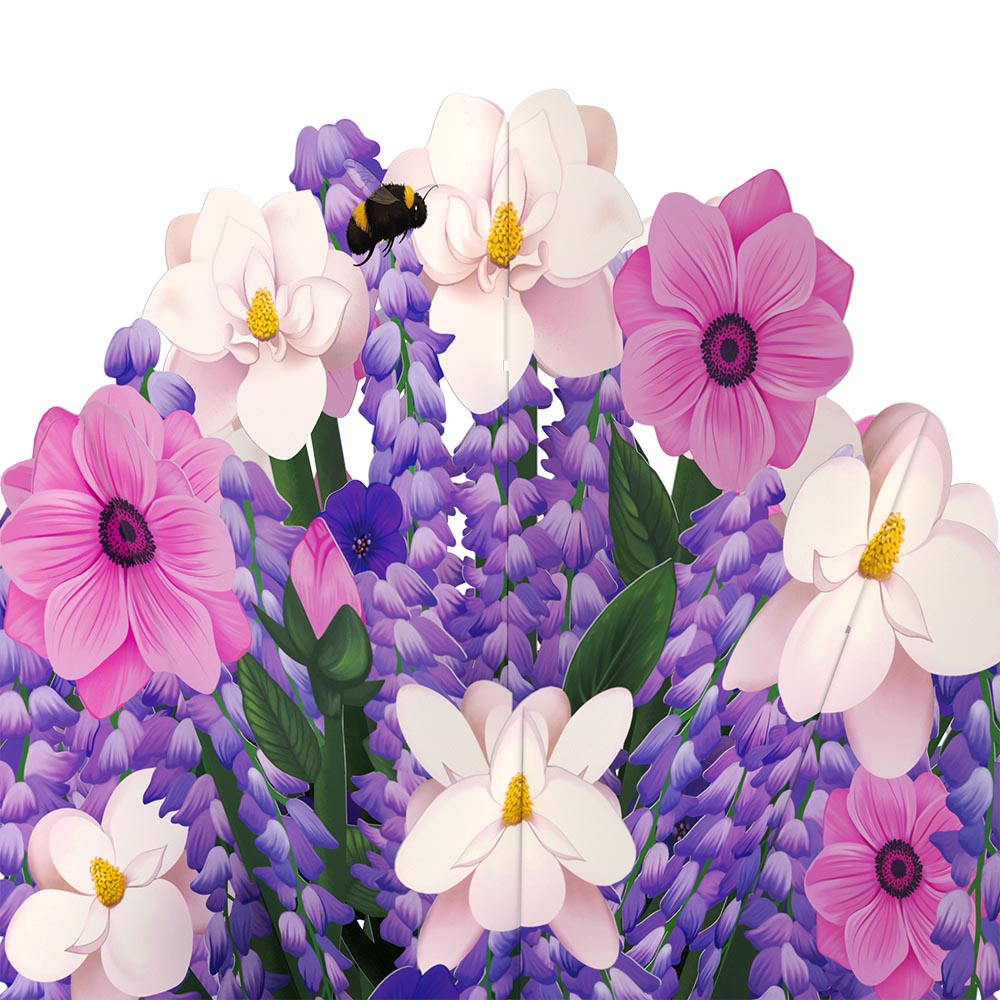 Wisteria Birthday Bouquet and Pisces Zodiac Sentiment Set