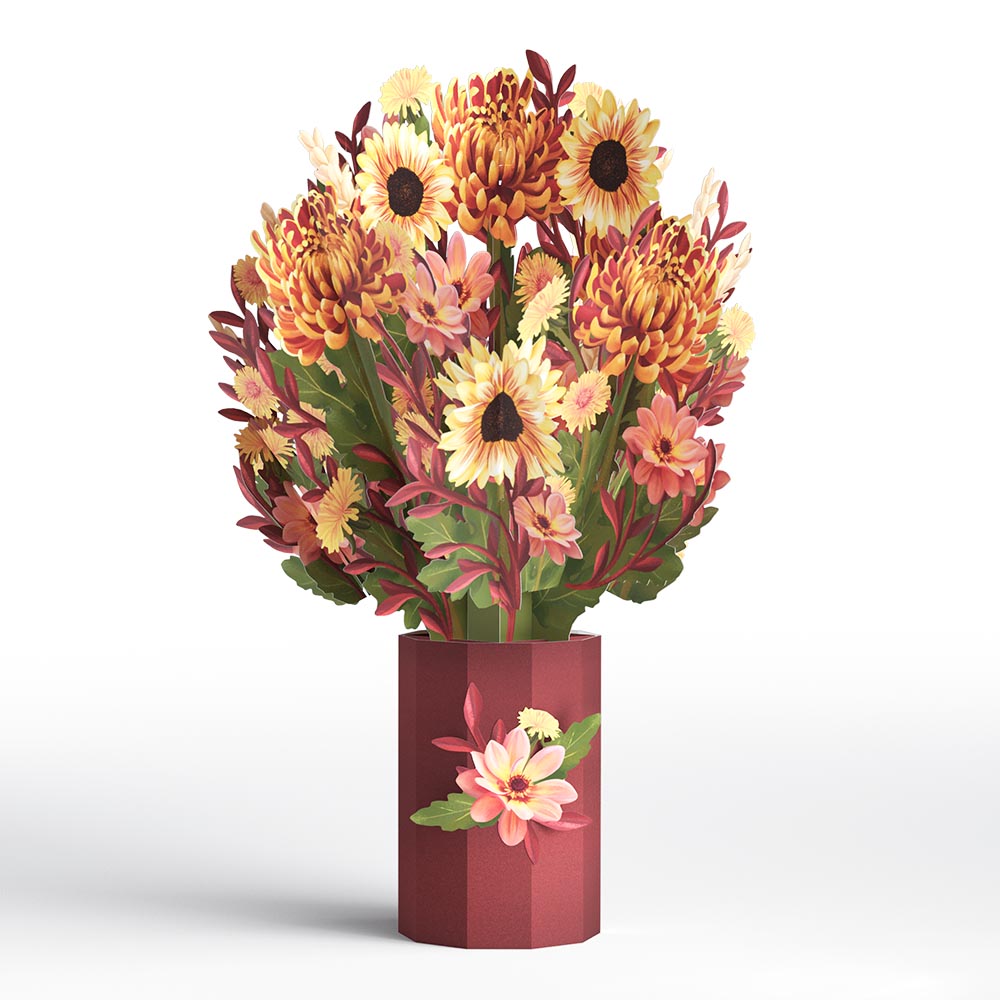 Thankful Suncatcher Card & Pop-Up Bouquet Bundle
