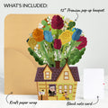 Disney and Pixar Up House Flower Buds Bouquet