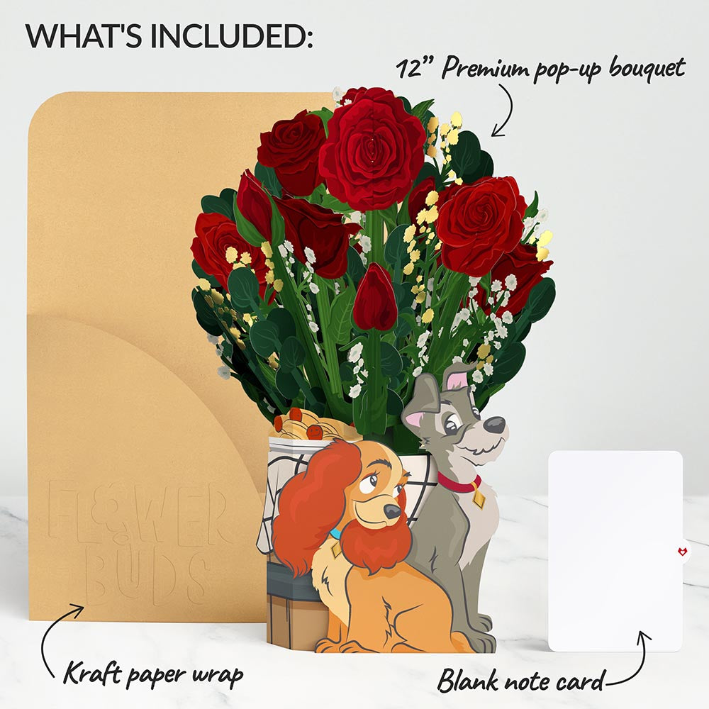 Disney's Lady and the Tramp Flower Buds Bouquet