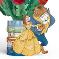 Disney’s Beauty and the Beast Suncatcher Card & Flower Buds Bouquet Bundle