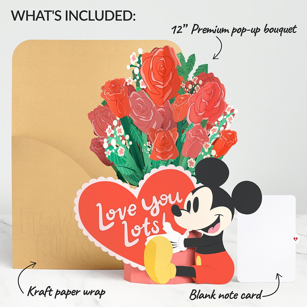 Disney's Mickey Mouse Love You Lots Flower Buds Bouquet