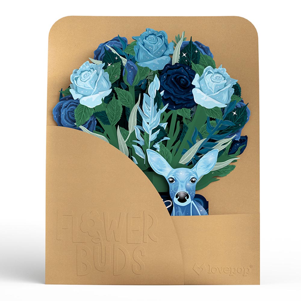 Harry Potter™ Always  Pop-Up Card & Flower Buds Bouquet Bundle
