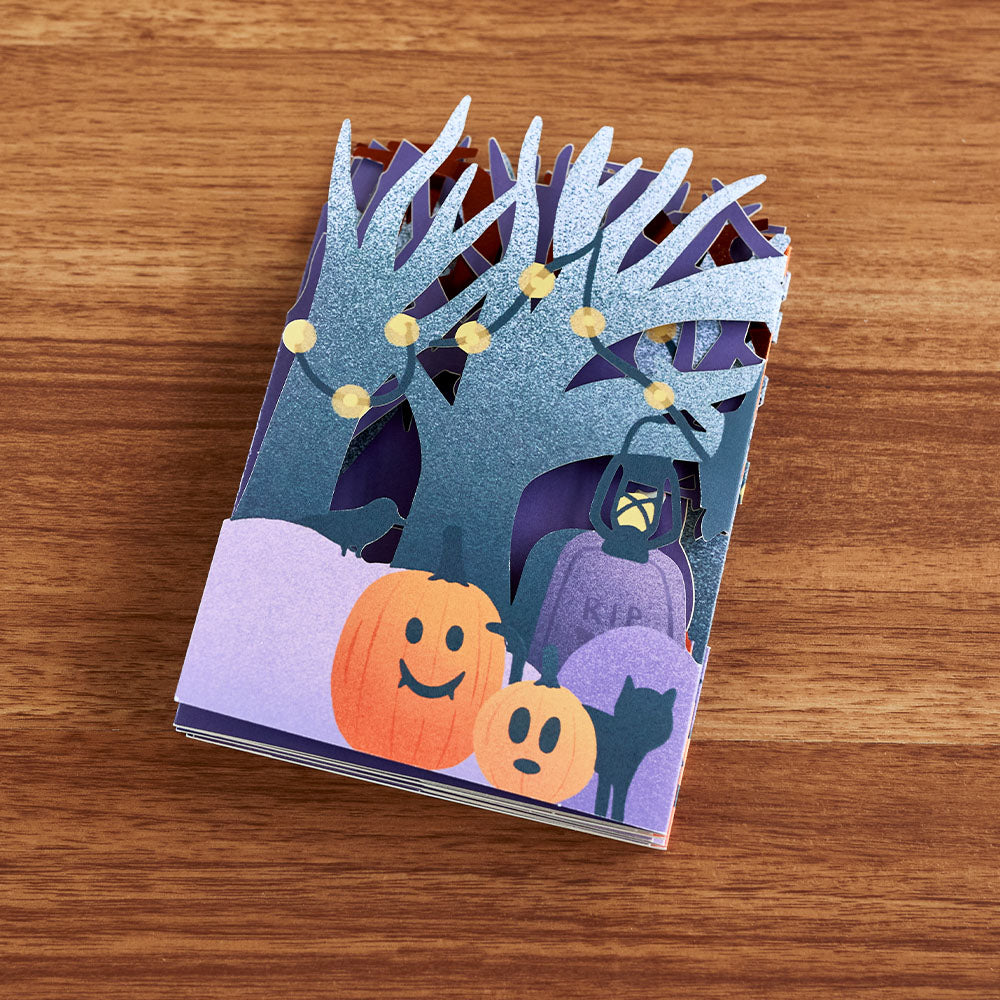 Happy Halloween Trick-or-Treat Loooooong Card™ (Expands to 2 feet)