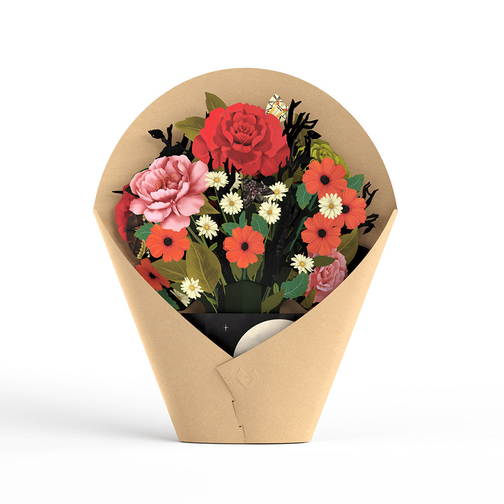 Midnight Florals Pop-Up Card & Bouquet Bundle