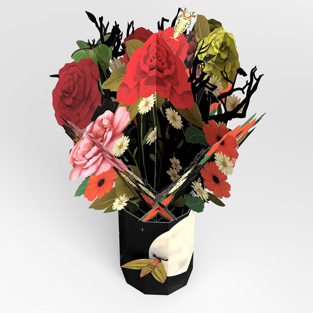Midnight Florals Pop-Up Card & Bouquet Bundle
