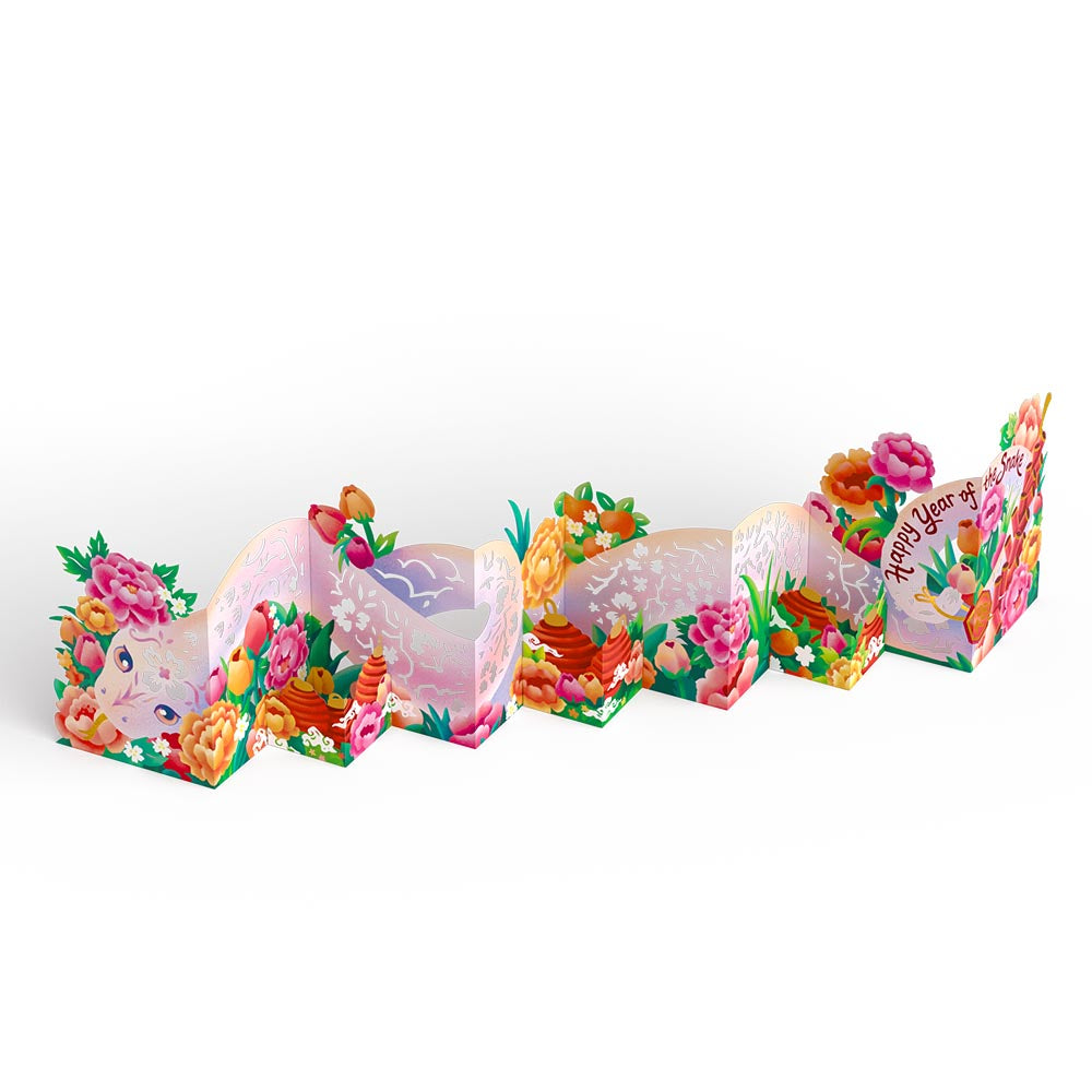 Year of the Snake Lunar New Year Loooooong Card™ (Expands to 2 feet)