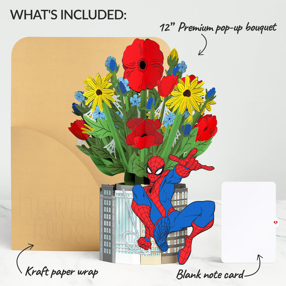Marvel's Spider-Man Flower Buds Bouquet