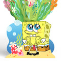SpongeBob SquarePants Valentine’s Day Pop-Up Card & Flower Buds Bouquet Bundle