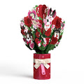 Love You Furever Dog Kisses Pop-Up Card & Bouquet Bundle