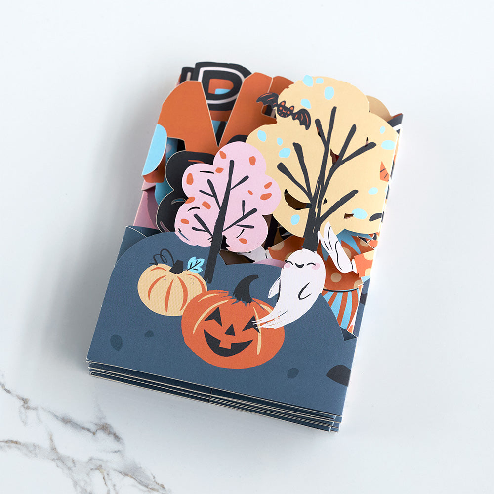 Disney’s Mickey & Friends Happy Halloween Loooooong Card™ (Expands to 2 feet)