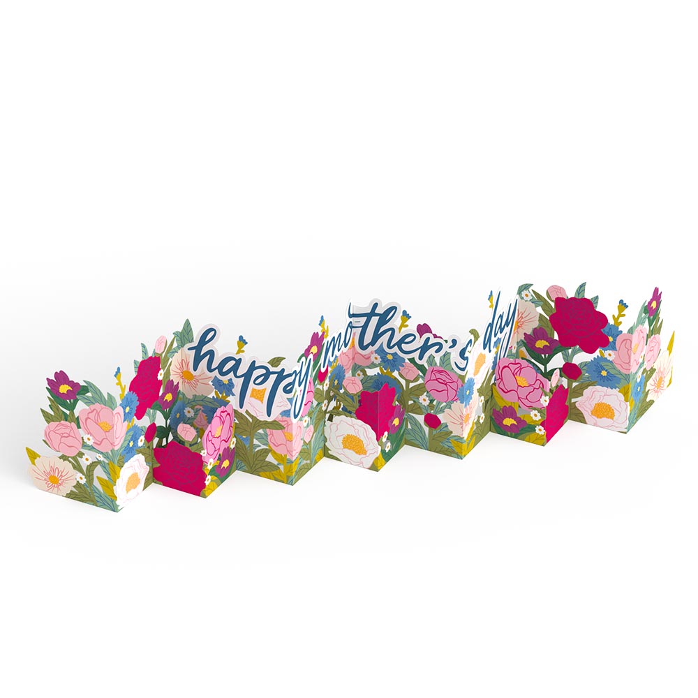 Happy Mother's Day Floral Loooooong Card™ (Expands to 2 feet)