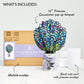 Sunlit Hydrangeas Suncatcher Bouquet