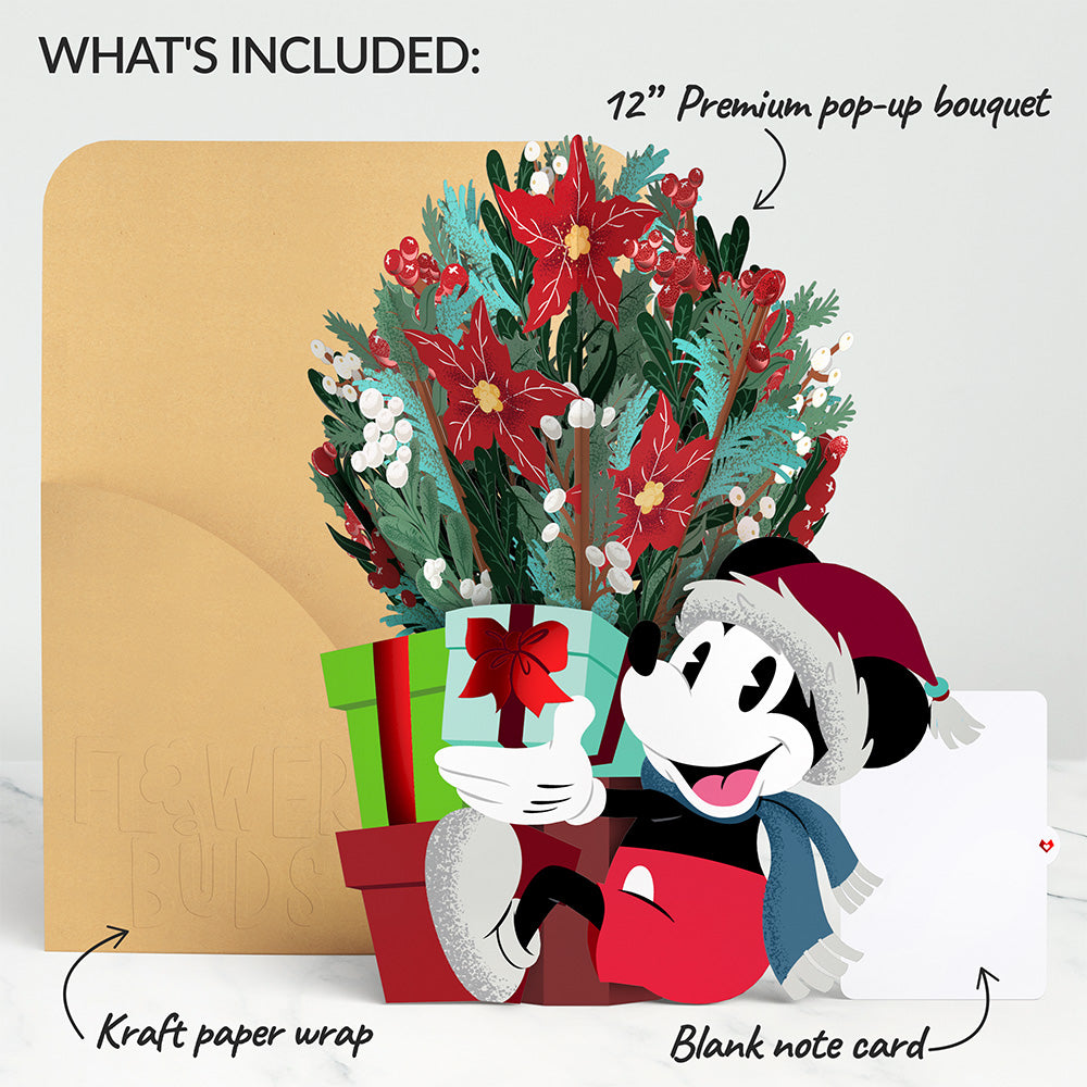 Disney's Mickey Mouse Festive Cheer Flower Buds Bouquet