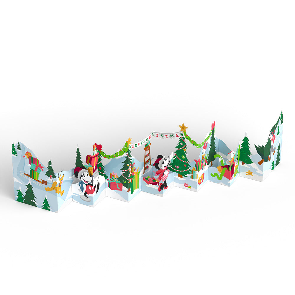 Disney's Mickey & Friends Merry Christmas Loooooong Card™ (Expands to 2 feet)