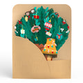 A Christmas Story Holiday Leg Lamp Pop-Up Card & Flower Buds Bouquet Bundle