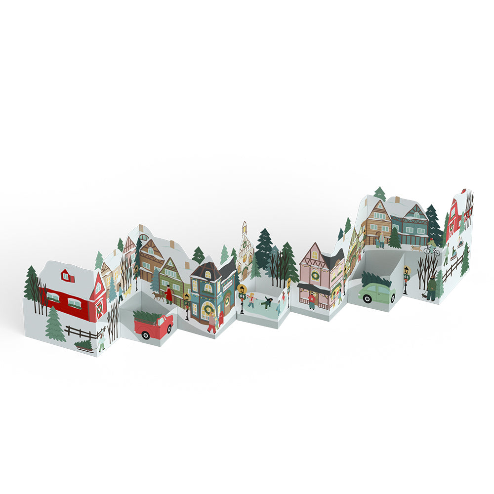 Holiday Stroll Loooooong Card™ (Expands to 2 feet)