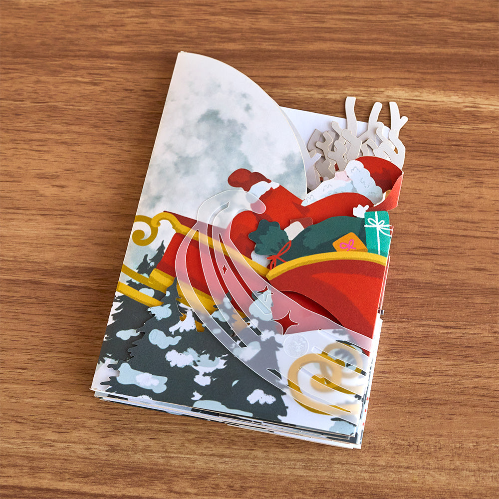 Christmas Sleigh Ride Loooooong Card™ (Expands to 2 feet)
