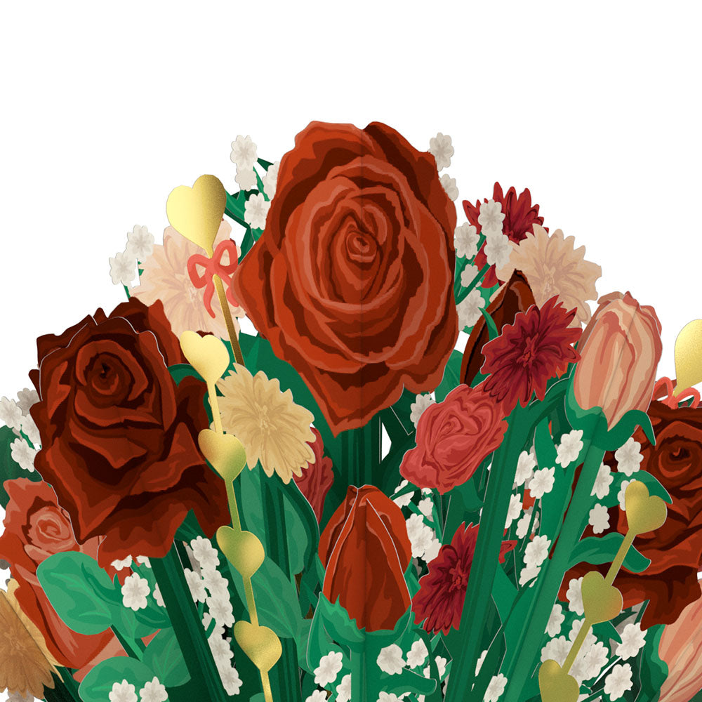 Harry Potter™ Dobby™ Valentine’s Day Pop-Up Card & Flower Buds Bouquet Bundle