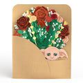 Harry Potter™ Dobby™ Valentine’s Day Pop-Up Card & Flower Buds Bouquet Bundle