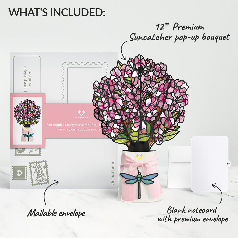 Sun-dappled Cherry Blossom Suncatcher Bouquet