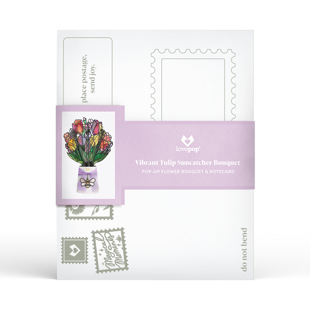 The Lord Bless You Pop-Up Card & Suncatcher Bouquet Bundle