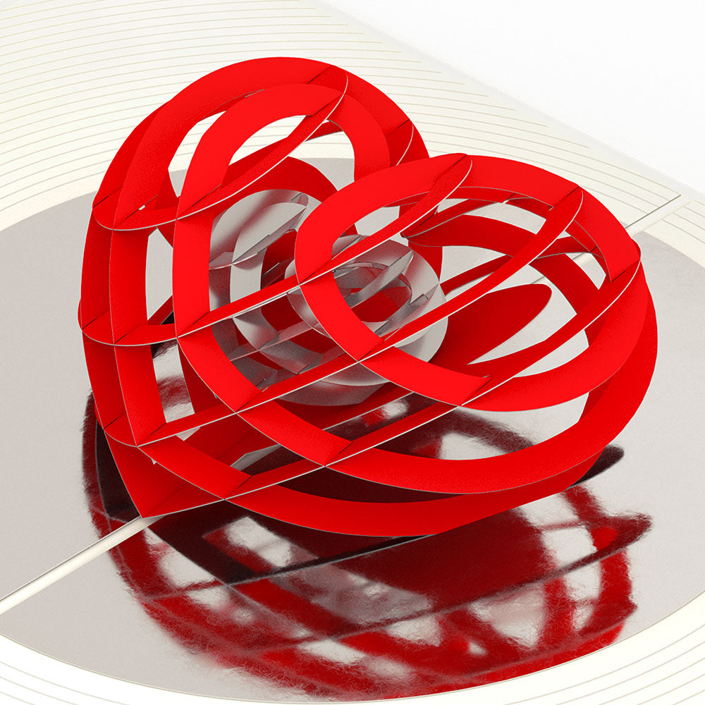 OK Go: Love Pop-Up Card and Connected Hearts Anniversary Sentiment Set