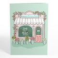 Blossom Flower Shop Card with Mini Bouquet