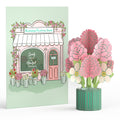 Blossom Flower Shop Card with Mini Bouquet